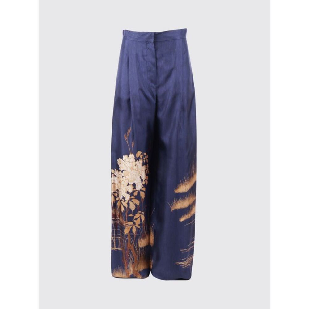 Max Mara Studio Pants Woman Blue